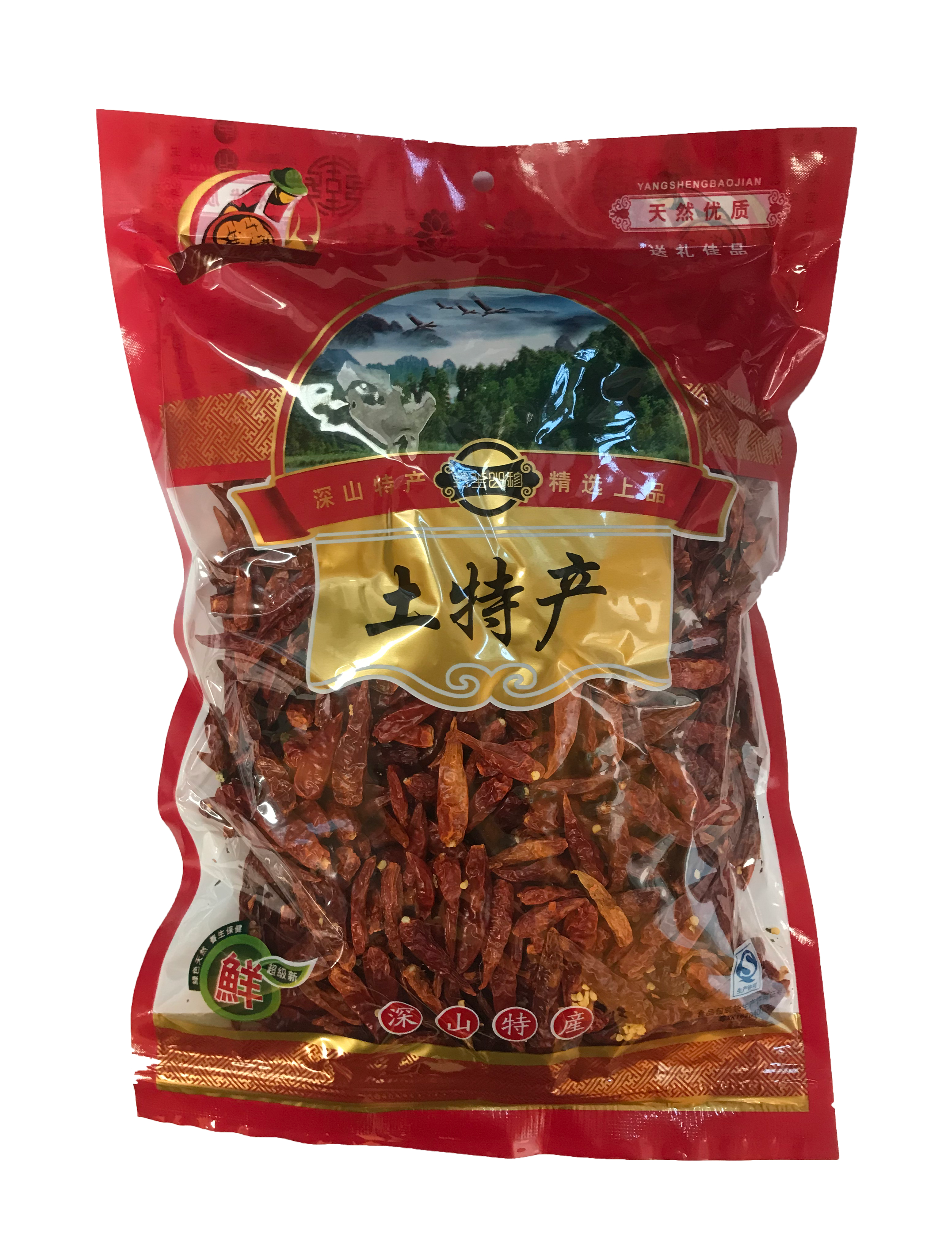 PEPERONCINI ROSSI SECCHI 500GX20PZ 辣椒干